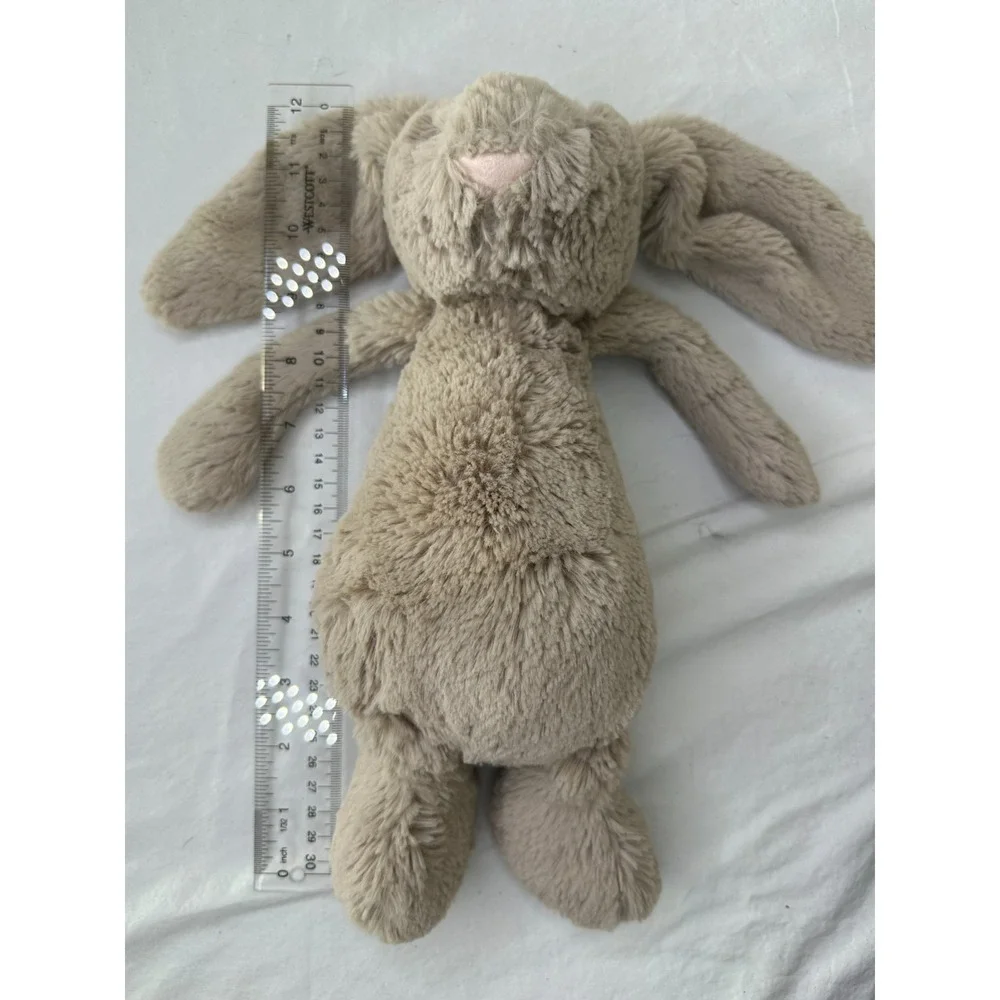 Jellycat Bashful Bunny Beige Plush Stuffed animal  12 in Authentic